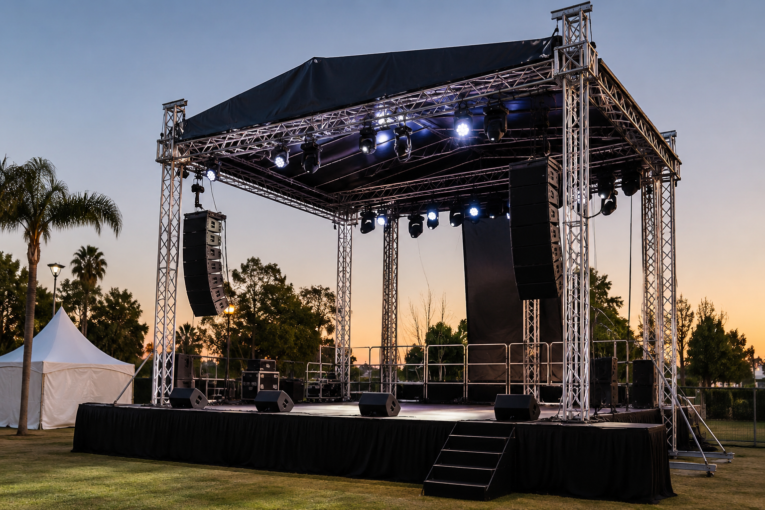 Tarimas y escenarios para eventos en Sevilla