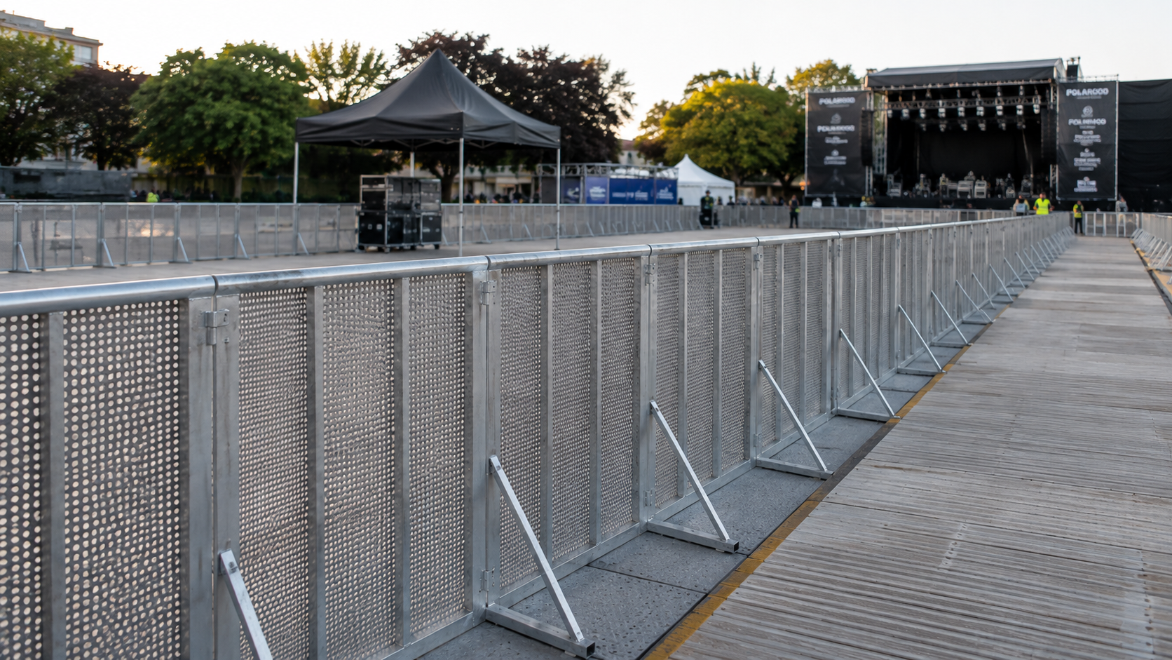 Vallas antiavalanchas profesionales para eventos